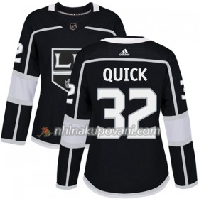 Los Angeles Kings Dresy Jonathan Quick 32 Adidas 2017-2018 Černá Authentic - Dámské